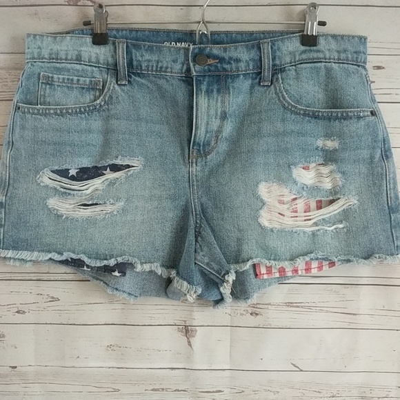 old navy flag shorts